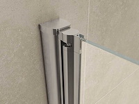 Wiesbaden comfort zijwand draaibaar 40x200 nano glas chroom 20.3951 - afbeelding 3 van  5