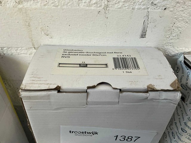 Wiesbaden douchegoot (80x7 cm) - afbeelding 2 van  2