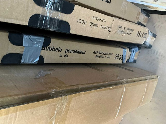 Wiesbaden dubbel 98x200cm pendeldeur voor nis - afbeelding 4 van  4