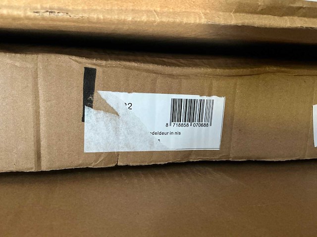 Wiesbaden dubbel 98x200cm pendeldeur voor nis - afbeelding 2 van  4