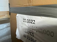 Wiesbaden dubbel 98x200cm pendeldeur voor nis - afbeelding 3 van  4