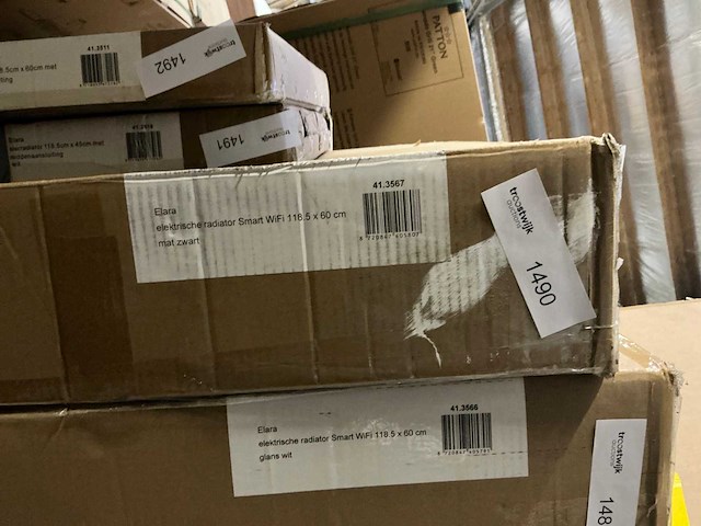 Wiesbaden elara 41.3567 elektrische smart radiator 118cm - afbeelding 2 van  3