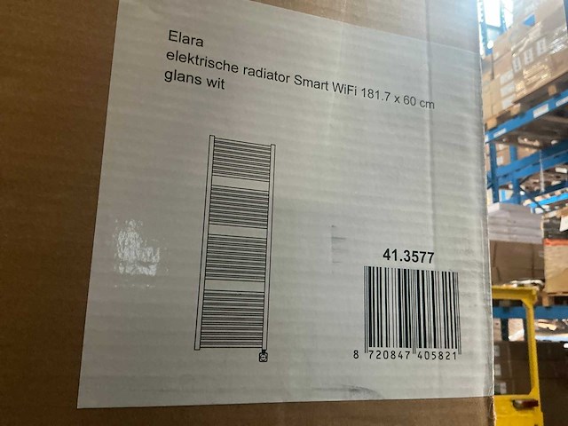 Wiesbaden elara elektrische radiator met smart wifi functionaliteit - afbeelding 2 van  2