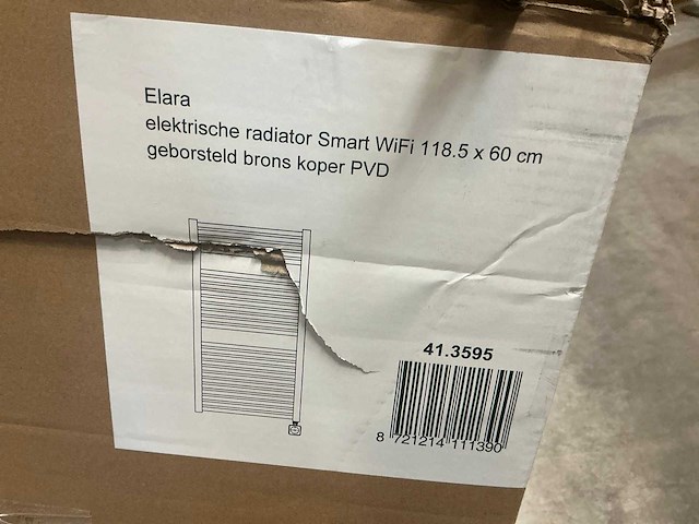 Wiesbaden elara elektrische radiator met smart wifi functionaliteit - afbeelding 2 van  2