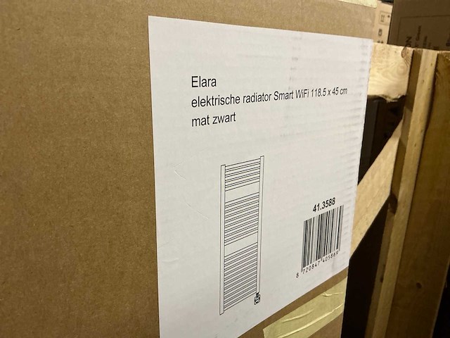 Wiesbaden elara elektrische smart radiator 118x45cm - afbeelding 3 van  4