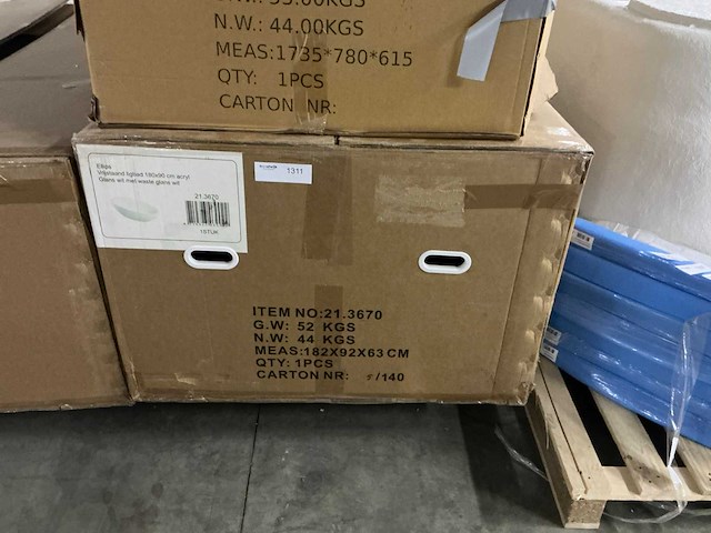 Wiesbaden ellips acryl ligbad (180x90 cm) - afbeelding 2 van  2