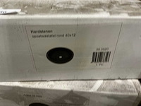 Wiesbaden hardstenen 40x12cm opzet wastafel (4x) - afbeelding 3 van  4