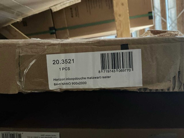 Wiesbaden horizon 90x200cm inloopdouche - afbeelding 2 van  3