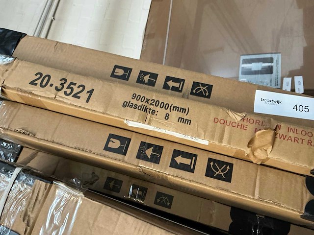 Wiesbaden horizon 90x200cm inloopdouche - afbeelding 3 van  4