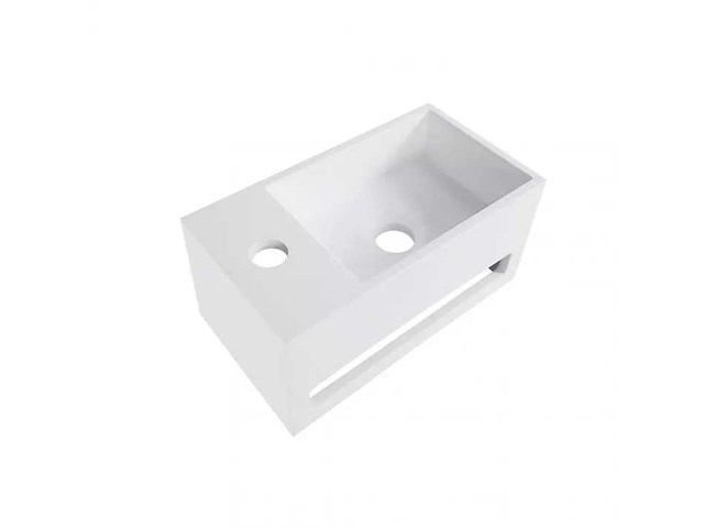 Wiesbaden julia - kraangat rechts - solid surface fontein - afbeelding 1 van  4