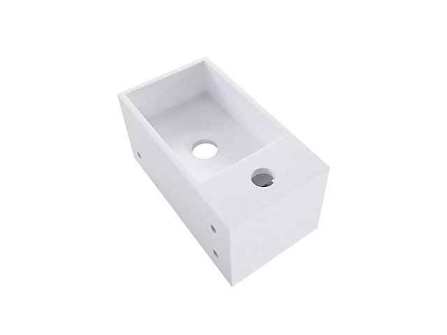 Wiesbaden julia - kraangat rechts - solid surface fontein - afbeelding 2 van  4
