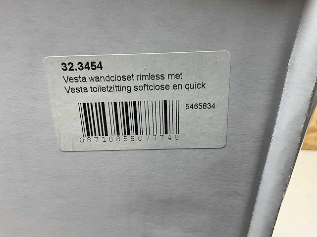 Wiesbaden rimless wandcloset 52 cm inclusief soft-close zitting - afbeelding 3 van  3