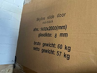 Wiesbaden skyline 140x200cm schuifdeur - afbeelding 3 van  4