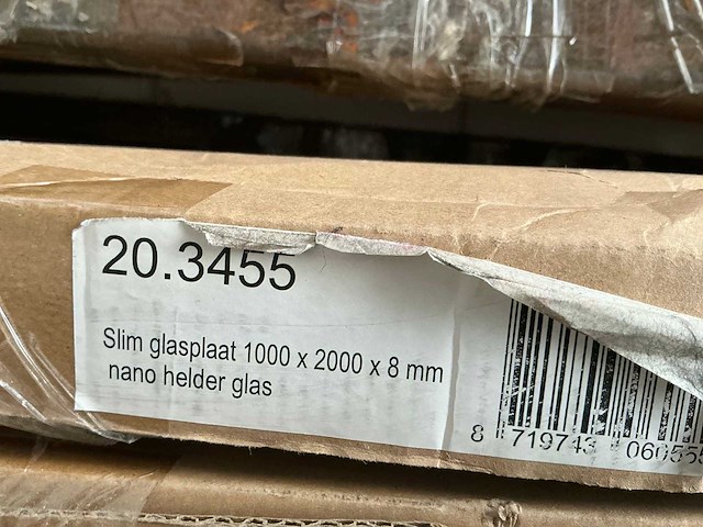 Wiesbaden slim 20.3455 douche glasplaat 8mm nano 100x200cm - afbeelding 2 van  2