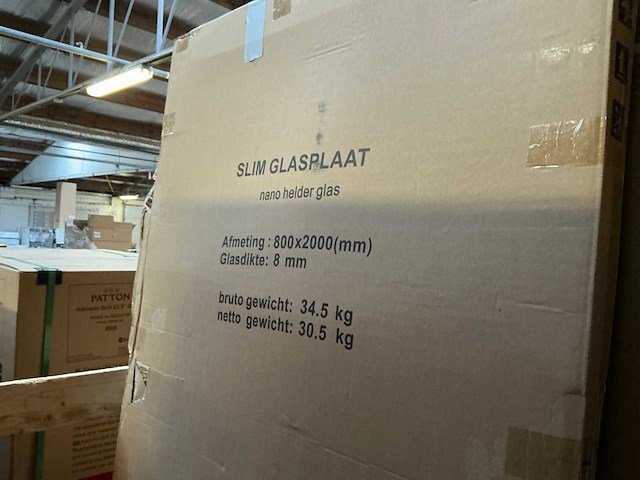 Wiesbaden slim 80x200cm inloopdouche - afbeelding 2 van  3