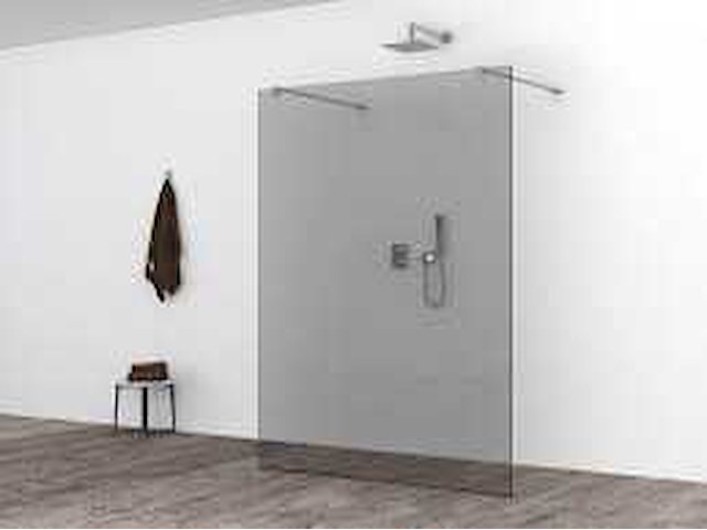 Wiesbaden slim nano rookglas 120x200cm inloopdouche - afbeelding 1 van  2