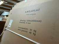 Wiesbaden slim nano rookglas 120x200cm inloopdouche - afbeelding 2 van  2