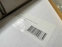 Wiesbaden spiegel ovaal renk met lijst geborsteld messing 30 x 70 cm (17x) - afbeelding 5 van  5