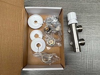 Wiesbaden thermostatisch 3/4 onderblok geborsteld staal - afbeelding 2 van  2