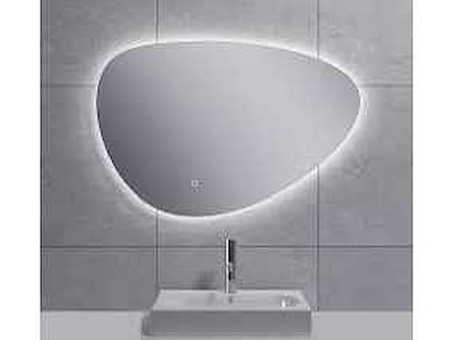 Wiesbaden uovo 80cm spiegel met ledverlichting en verwarming - afbeelding 1 van  3