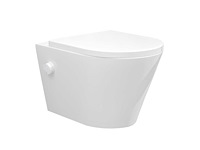 Wiesbaden vesta wandcloset rimless met bidetkraan - afbeelding 1 van  4