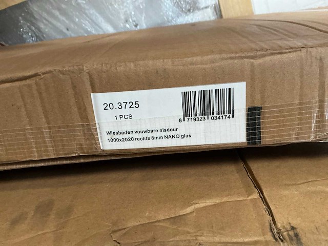 Wiesbaden vouwbare nisdeur 100x202cm douchecabine - afbeelding 3 van  3