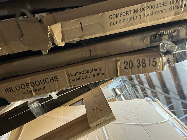 Wiesbaden vrijstaande inloopdouche 120x200cm - afbeelding 2 van  2