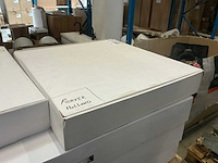 Wiesbaden waterval douchekop met douchearm 40x25 cm geborsteld staal - afbeelding 3 van  3