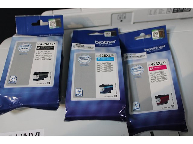 Wifi kleurenprinter brother mfc-j5955dw met enkele extra toners. - afbeelding 3 van  3