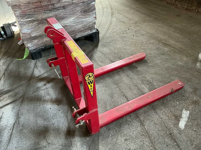 Wifo-anema p46 3-punts palletvork 1.300 kg met 1.000 mm lepels - afbeelding 4 van  5