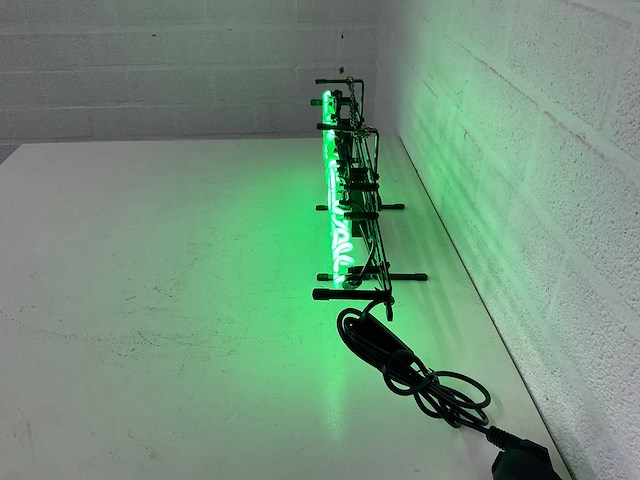 Wij zijn open glas neon - afbeelding 3 van  3