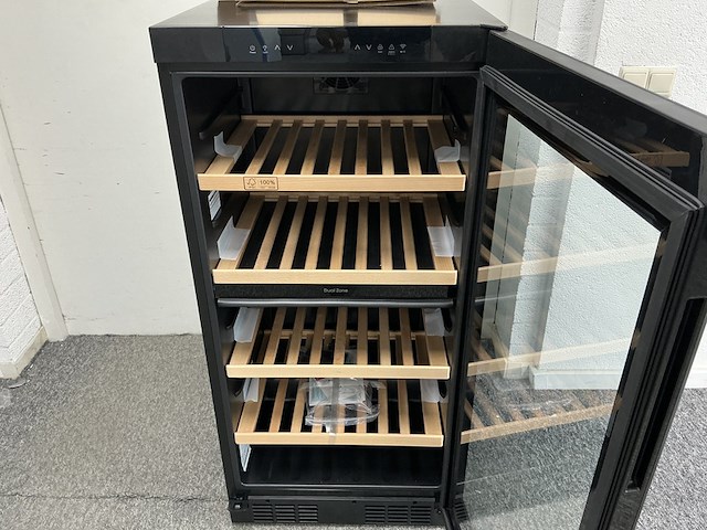 Wijn-klimaatkast etna, wkv584, zwart - afbeelding 2 van  4