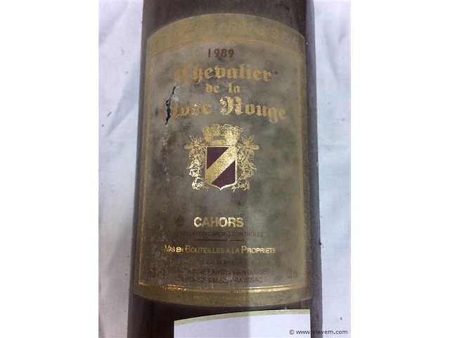 Wijn magnumfles cahors 1989. - afbeelding 2 van  2