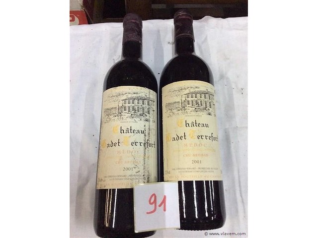 Wijn medoc 2001 2st - afbeelding 1 van  2