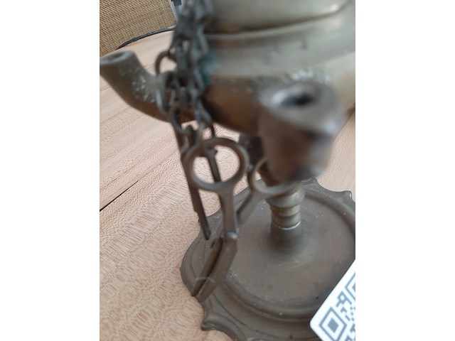 Wijnbeker met olielamp, frankrijk - afbeelding 3 van  5