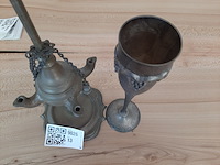 Wijnbeker met olielamp, frankrijk - afbeelding 4 van  5