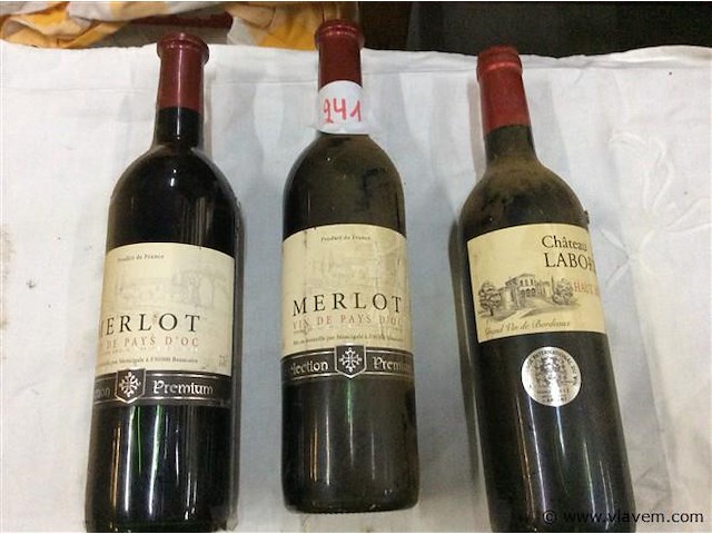 Wijnen oa merlot 3st - afbeelding 1 van  2