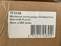 Wijnfleszakken kerstboompjes (6000x) - afbeelding 3 van  3