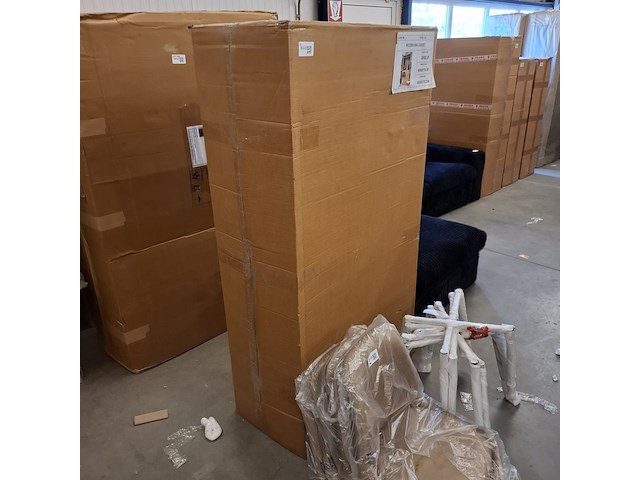 Wijnkast, mangohout - afbeelding 2 van  10