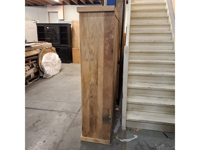 Wijnkast, mangohout - afbeelding 5 van  10