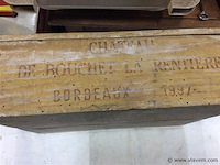 Wijnkist chateau de …. bordeaux 1997. - afbeelding 2 van  2