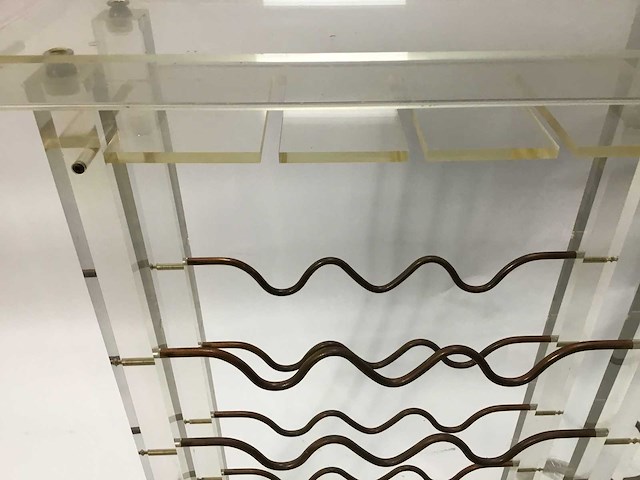 Wijnrek met dienblad - afbeelding 3 van  5