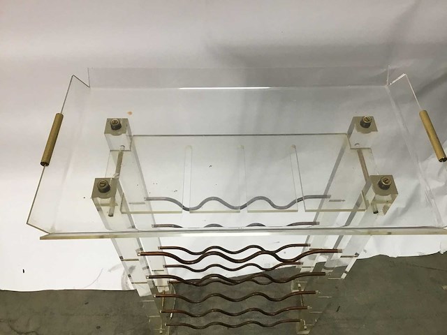 Wijnrek met dienblad - afbeelding 4 van  5