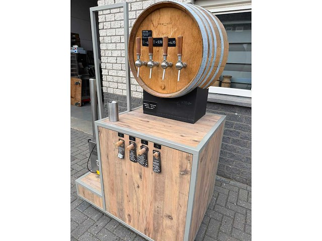 Wijntap - 4 kraans + koeling - tapinstallatie - afbeelding 3 van  6