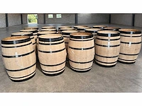 Wijnvat 225 liter - gezandstraald (20x) - afbeelding 5 van  10
