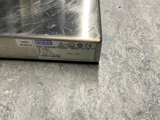 Wika gcs-1-a gas cylinder precisieweegschaal (2x) - afbeelding 3 van  5