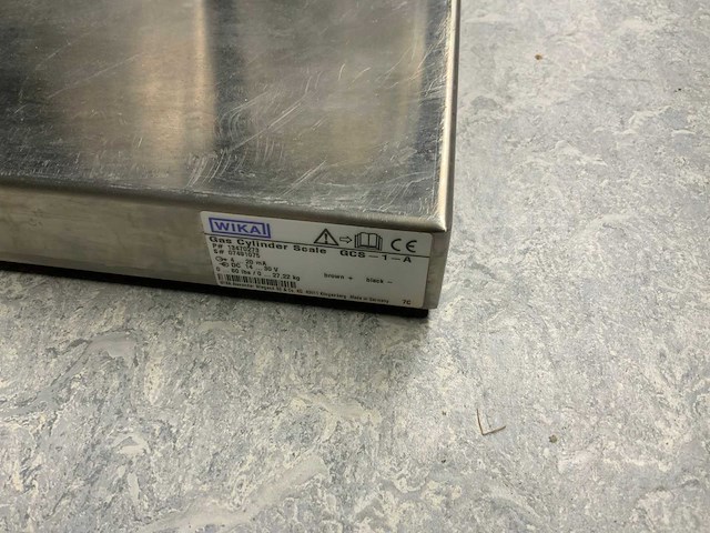 Wika gcs-1-a gas cylinder precisieweegschaal (2x) - afbeelding 2 van  4