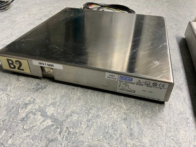 Wika gcs-1-a gas cylinder precisieweegschaal (2x) - afbeelding 3 van  4
