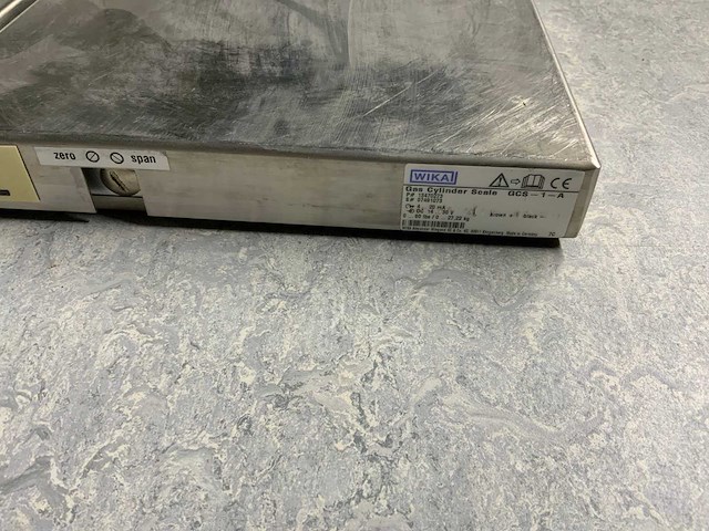 Wika gcs-1-a gas cylinder precisieweegschaal (2x) - afbeelding 2 van  3