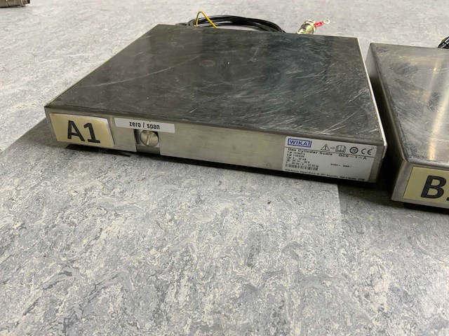 Wika gcs-1-a gas cylinder precisieweegschaal (2x) - afbeelding 3 van  3